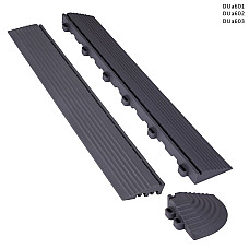 Сив кант / край / ъгъл за страна на PVC модулна подова настилка - DUa601/2/3 - Sellzone.bg Сив кант / край / ъгъл за страна на PVC модулна подова настилка - DUa601/2/3